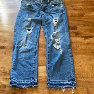 American eagle artist crop Jean